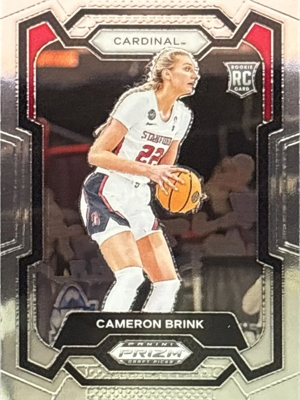Panini Prizm Cardinal Cameron Brink Basketball Rookie Card